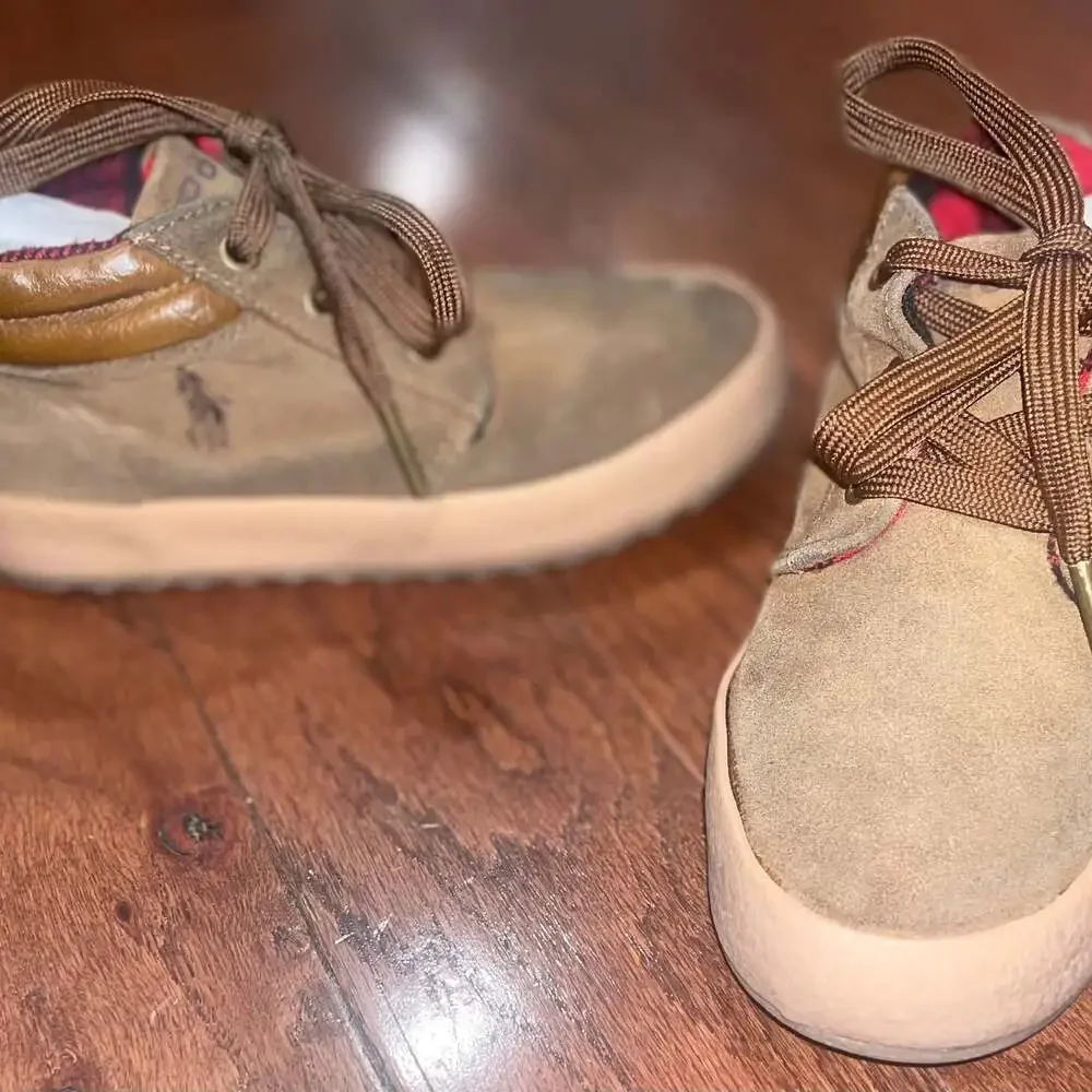 Polo Ralph‎ Lauren Faxon Low Top Canvas Olive Green Sneakers